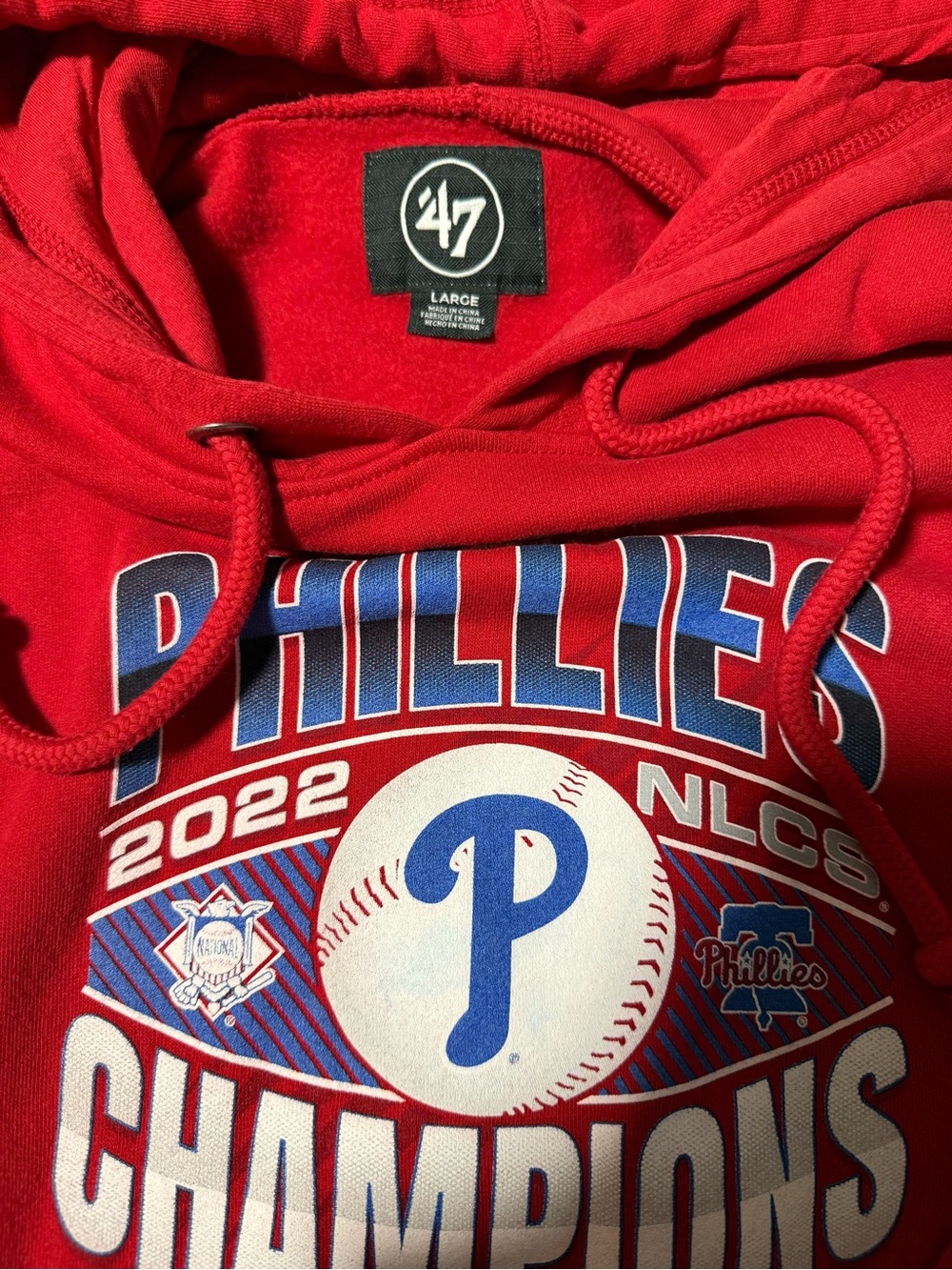 Men’s ’47 Brand Philadelphia Phillies 2022 NLCS Champions Hoodie - Picture 3 of 6